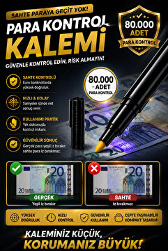 ANI OFİS KIRTASİYE Para Kontrol Kalemi 80.000 Adet Para Kontrol