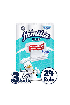 Familia Plus Kağıt Havlu 24 Rulo (12 Rulo X 2 Paket)