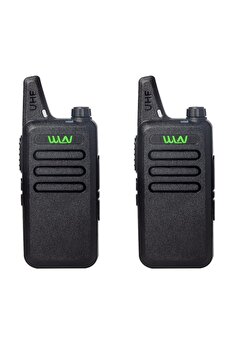 WLN PMR-446 Siyah 15 Km Menzil 16 Kanal İkili El Telsizi