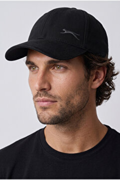 Slazenger Panther Logo Sılva Unisex Şapka Siyah / Siyah