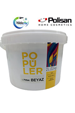 Polisan Popüler Ekonomik Fiyatlı İç Cephe Duvar ve Tavan Boyası 3.5 Kg Beyaz