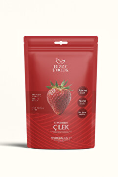 Dizzy Foods Dizzy Foods Dondurularak Kurutulmuş Meyve Çilek 20 gr