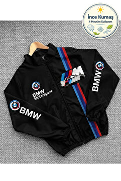 Lushen BMW Retro Motorcu Yağmurluk Rüzgarlık İnce Ceket