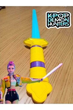 ATOLYETASBAHCE KPOP Demon Hunters-İblis Avcıları-Rumi Kılıcı–Geçmeli Modeli (72 cm)