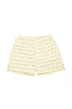 Paul Kenzie Desenli Erkek Ev Şort – Chill Space Collection – Lama