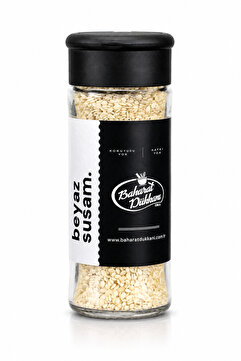 Baharat Dükkanı Beyaz Susam 65gr (cam)