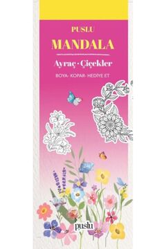 Genel Markalar Mandala Ayraç - Çiçekler