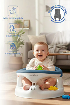 Babyjem Yandan Açılır Mama Oturağı & Minder 2'li Set