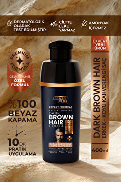 Softto Plus 6 ADET / Expert Men Dark Brown Hair Color – Koyu Kahve / Geliştirilmiş Formül / Doğal Görünüm