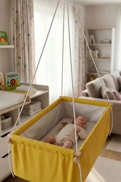 Svava Ergonomik Hamak Beşik – Doğal Sallanan Çingene Beşiği