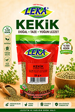 leka baharat Kekik 20 g – Yüksek Aromalı Katkısız Baharat | Et, Tavuk, Çorba ve Soslar İçin