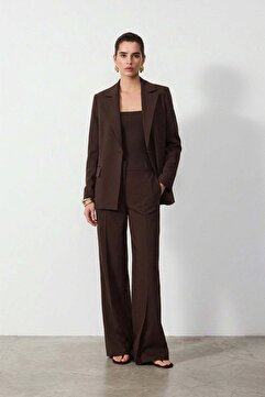 VATKALI Kuşaklı oversize blazer ceket
