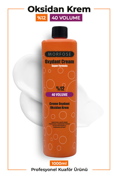 Morfose %12 40 Volume Oksidan Krem 1000 ml