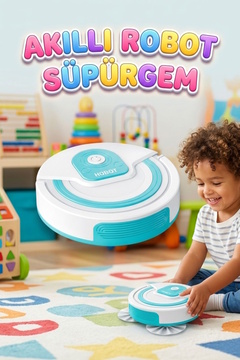 Tıfıl Toys Sweeping Oyuncak Robot Süpürge