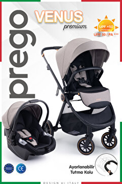 Prego Venüs Premium UV Tenteli Travel Sistem Bebek Arabası