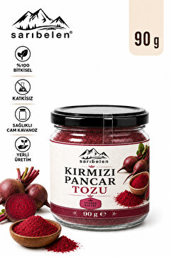 sarıbelen Kırmızı Pancar Tozu 90 g Katkısız