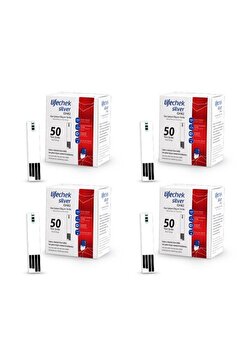 Genel Markalar Diğer Ölçüm Cihazları Lifechek Silver Gh82 Kan Şekeri Ölçüm Stribi 50li 4 Adet 2 Yıl