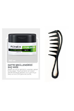 Fonex Fnx Haır Stylıng Wax Matte Effect+ Şekil Wax Tarak