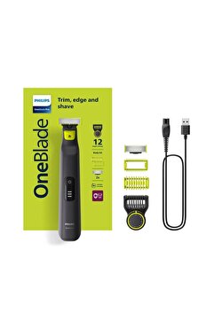 Philips OneBlade Pro QP6542/10 Yüz +Vücut Şekillendirici, 12 Uzunluk Ayarı, Islak ve Kuru Tıraş