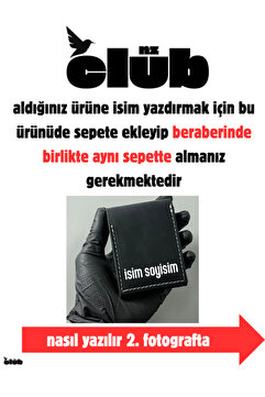 NZCLUB aldığınız ürüne isim yazdırmak için bu ürünüde sepete ekleyip birlikte almanız gerekmektedir