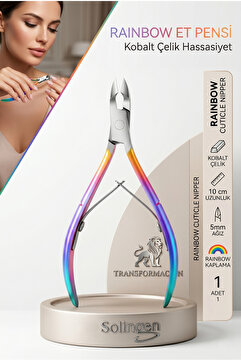 Transformacion Rainbow Profesyonel Tırnak Eti Pensi, Kobalt Çelik Manikür Pedikür Makası Solingen Profesyonel 718963