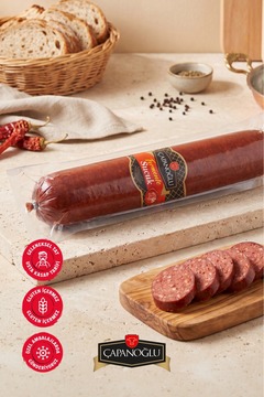 Çapanoğlu Yoğun Aromalı Lüks Baton Fermente Dana Sucuk 900 gr Ekonomik Boy Dilimlenmeye Uygun