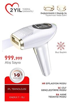 Torima Ipl Buz Başlıklı Lazer Epilasyon 999.999 Atım Dokunmatik Ekran Vücut Lazer Cihazı