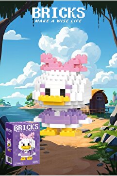Bricks make a wise life Daisy Duck 3d Yapboz Puzzle