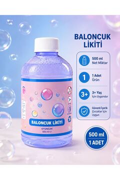 BYCEGU 40616 500 ML KÖPÜK BALONCUK LİKİT SUYU MİLYONLARCA BALONCUK SIVISI