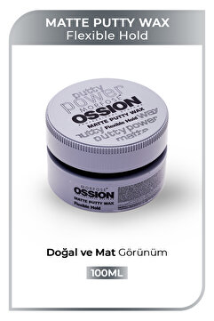 Ossion Flexible Hold Putty Kremsi Mat Wax 100 ml