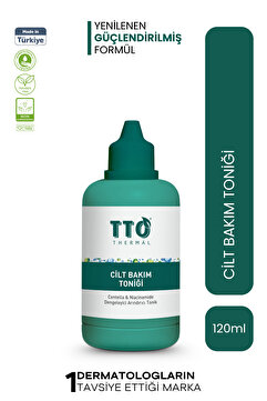 TTO Thermal Yüz Toniği 120 ml Arındırıcı Gözenek Sıkılaştırıcı Canlandırıcı Cilt Bakım Toniği