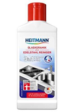 HEITMANN Cam, Seramik, Inox Ocak Temizleyici, Yağ Ve Kireç Çözücü 250 ml