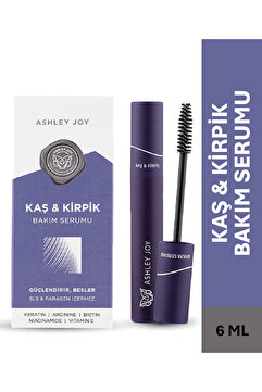 Ashley Joy Keratin Ve Biotin Içeren Besleyici Uzatıcı Doğal Bakım Kaş Kirpik Serumu 6 ml
