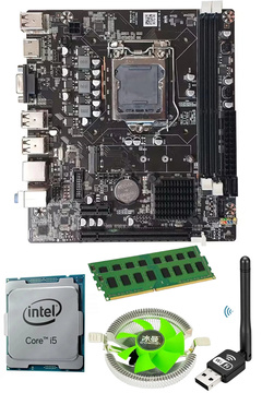 jetucuzal B34 i5-3470 3.60GHz 16GB RAM H61 WiFi CPU Fan Bundle Anakart Komple SET