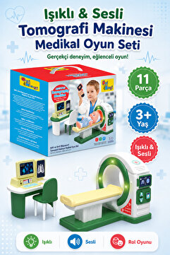 Ogi Mogi Toys Işıklı ve Sesli Bilgisayarlı Tomografi Makinesi Medikal Oyun Seti