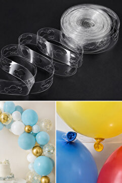 Parti Dolabı Plastik Balon Zinciri Aparatı 5m 1 Adet