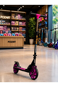 POZART Scooter Y Dipsy 2tekerli Park Ayakcaklı 3kademeli 100kğ Taşıma Kapasiteli 8 Yaş Ve Üstü Kullanabilir