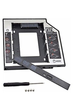 OEM Dvd Yuvasına Takılan Ssd Hdd Kutusu 12.7mm Hdd Caddy Kızak