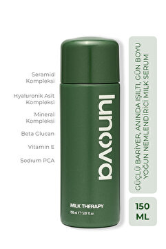Lunova Milk Therapy Serum 150 ML | Yoğun Nem, Bariyer Güçlendirme, Makyaj Bazı Serum