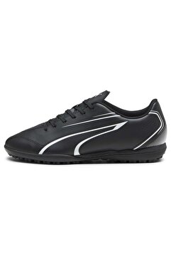 Puma Vitorıa TT 107484 Unisex Halısaha Ayakkabısı SİYAH-BEYAZ