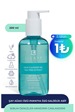 Licape Çay Ağacı Özlü Yüz Temizleme Jeli 200 ml