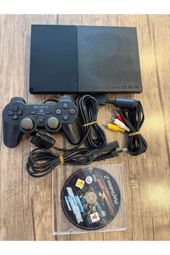 EA ps2 playstation 2 konsol + kol + nfs underground 2 orj oyun