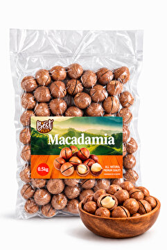bestplus Kabuklu Kavrulmuş Makademya Fındığı 500 Gram