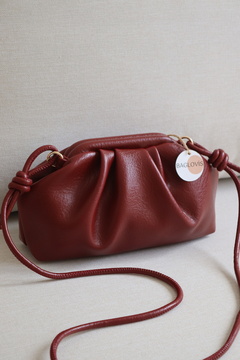 BAGLOVİS Kadın Burslu Mini El Çantası Vintage Stil Modern Pouch Omuz Çantası Düğüm Askılı