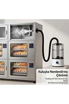 REZA Kuluçka Makinesi Nem Cihazı 4 Litre Ultrasonik Nemlendirici Otomatik Nem Kontrol Sistemi Civciv Çıkı