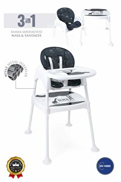 Umaybebek 3in1 Çalışma Masası, Mama Sandalyesi, Masa, Sandalye