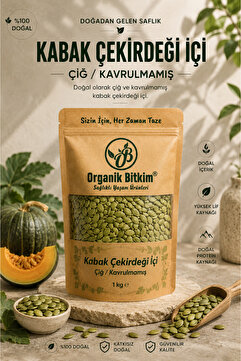 OB Organik Bitkim Kabak Çekirdeği İçi Çiğ 1000 gr