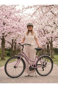 Bisan SERENITY-S KADIN ŞEHİR BİSİKLETİ 48CM V 28 JANT 7 VİTES PUDRA PEMBE