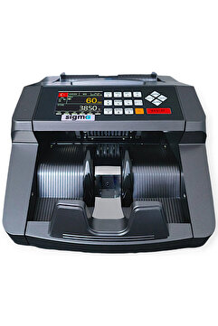 Sigma SC7520 Karışık Para Sayma Makinesi, TL Karışık, USD ve Euro Adet Sayım + Konuşma + Müş. Ekranı