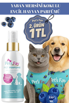 Pets Fav Yaban Mersini Kokulu Köpek Parfümü Evcil Hayvanlar için Ferah & Kalıcı Koku Giderici